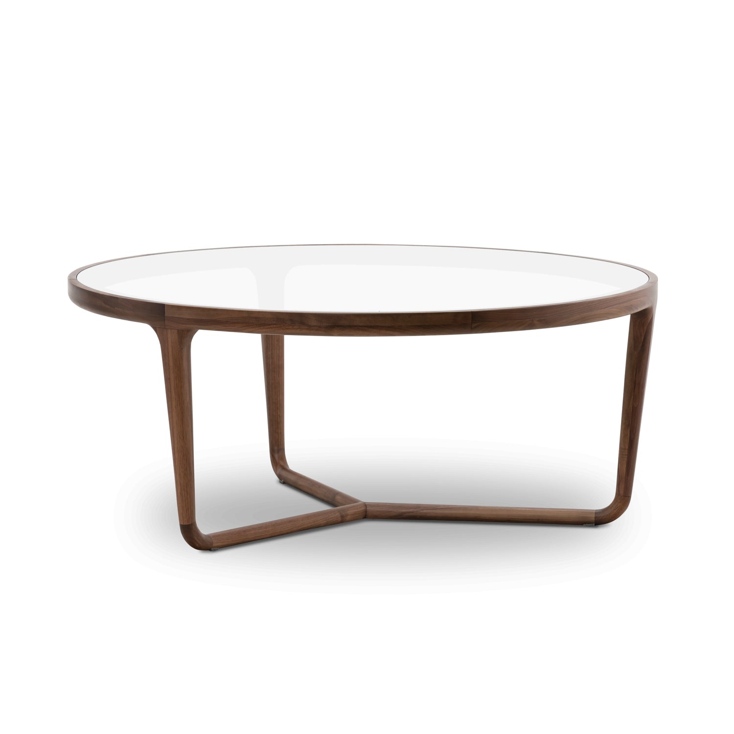 Ciro Round Coffee Table | Walnut 