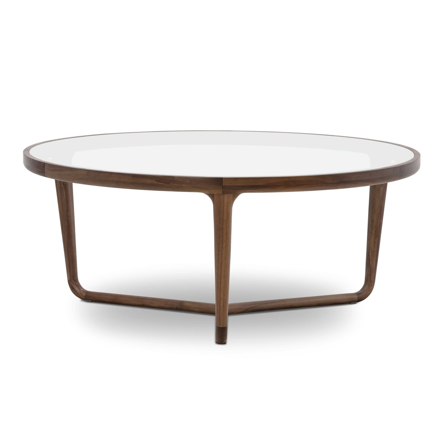 Ciro Round Coffee Table | Walnut