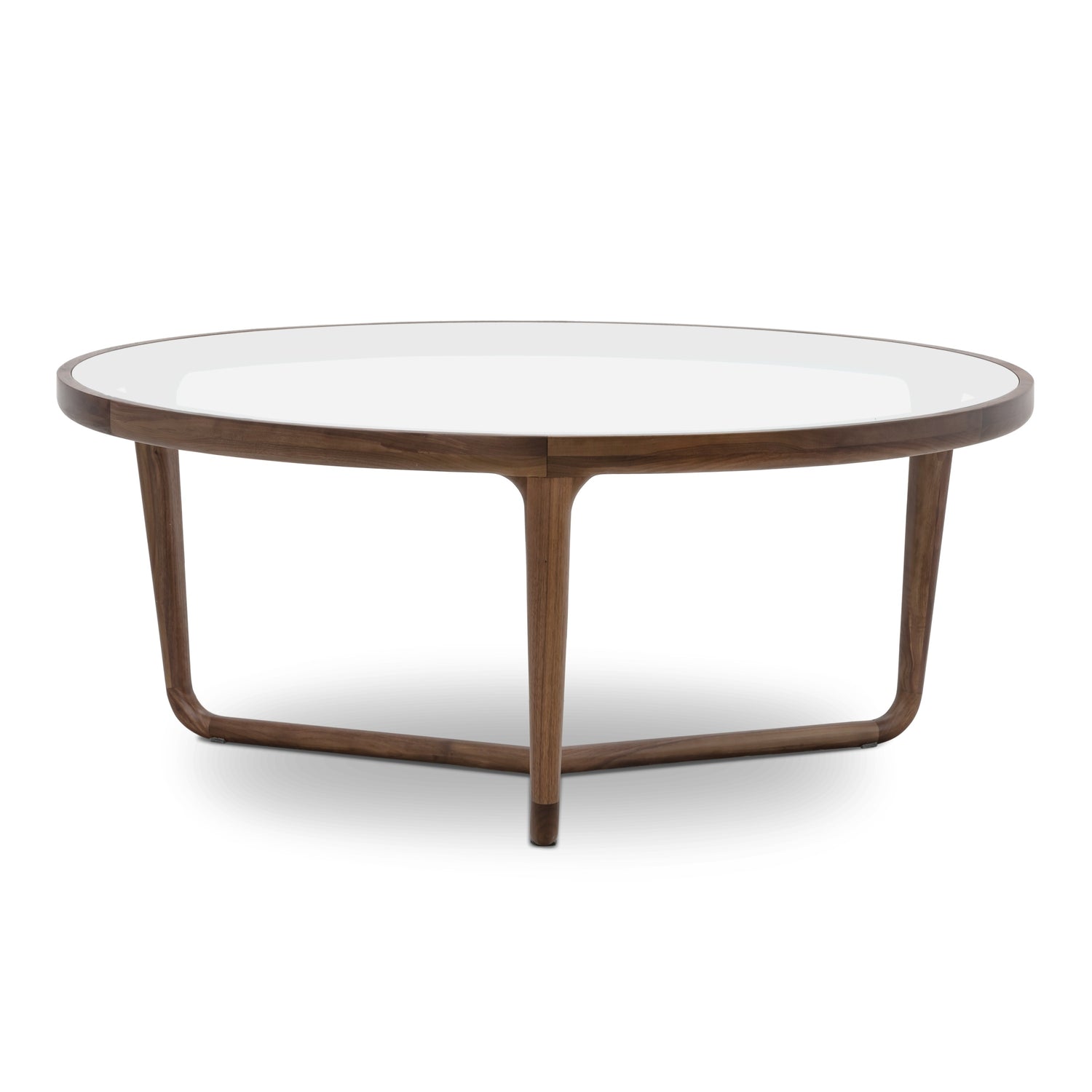 Ciro Round Coffee Table | Walnut 