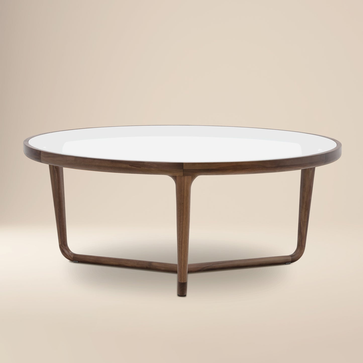 Ciro Round Coffee Table | Walnut