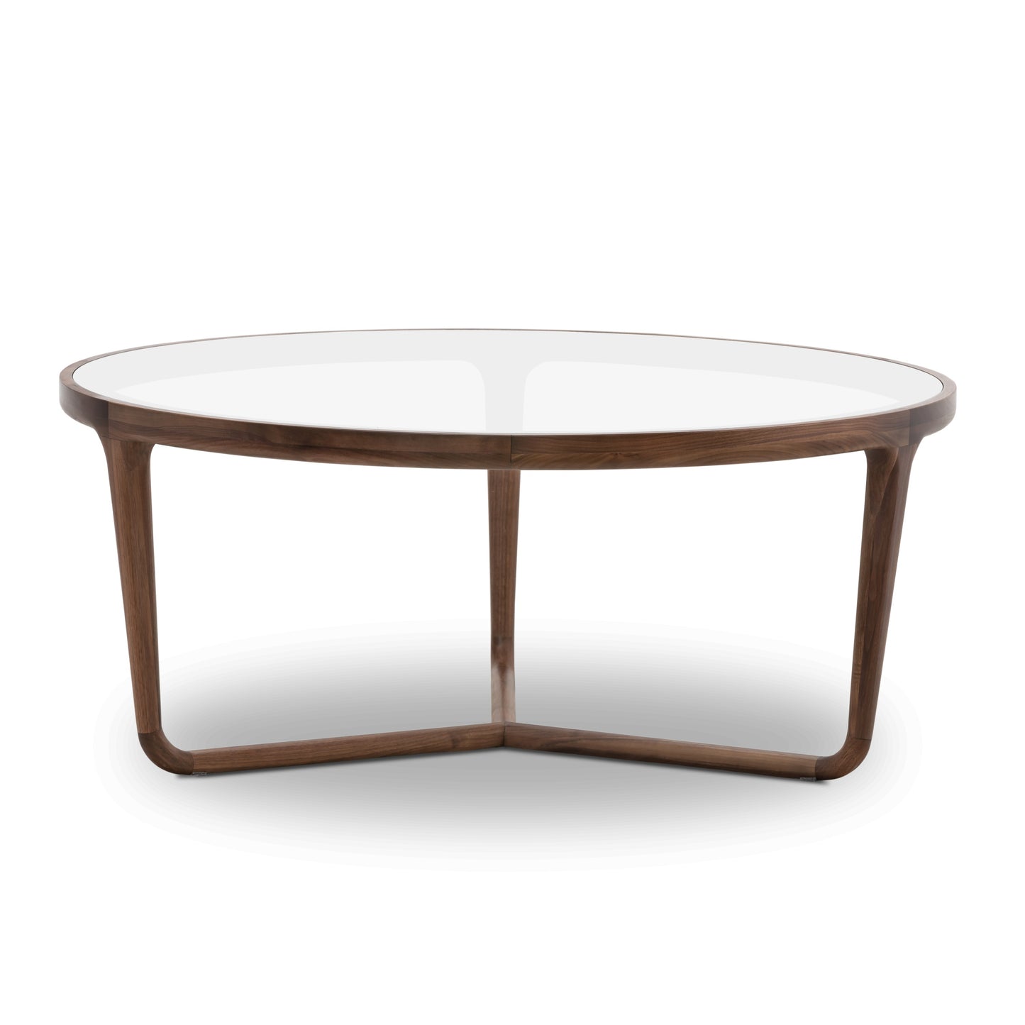 Ciro Round Coffee Table | Walnut