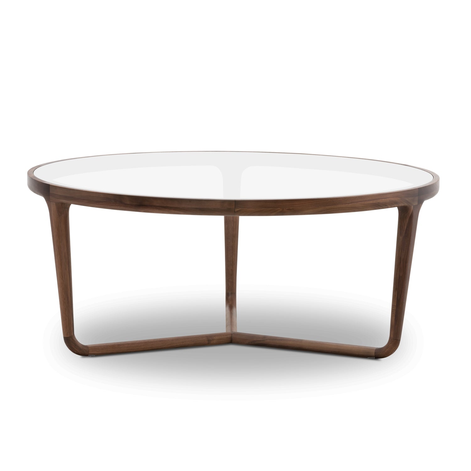 Ciro Round Coffee Table | Walnut 