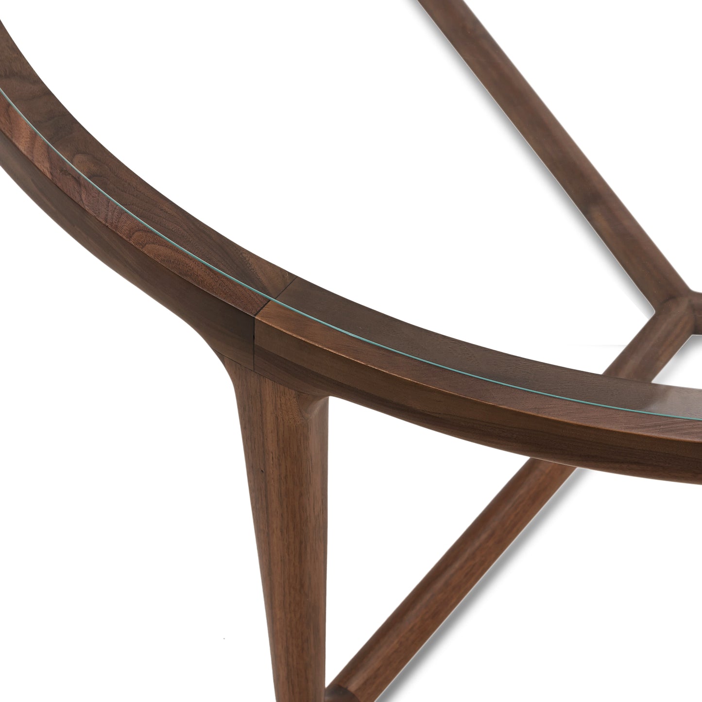 Ciro Round Coffee Table | Walnut
