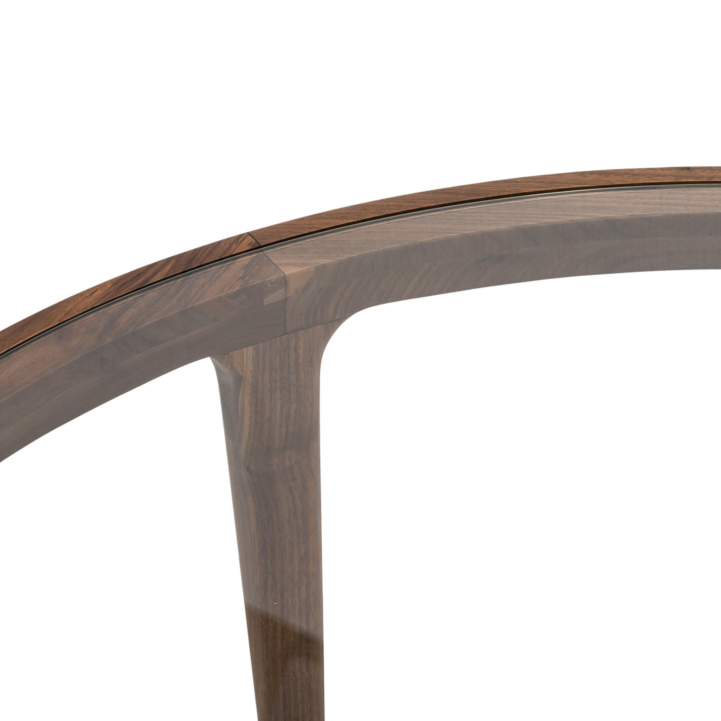 Ciro Round Coffee Table | Walnut