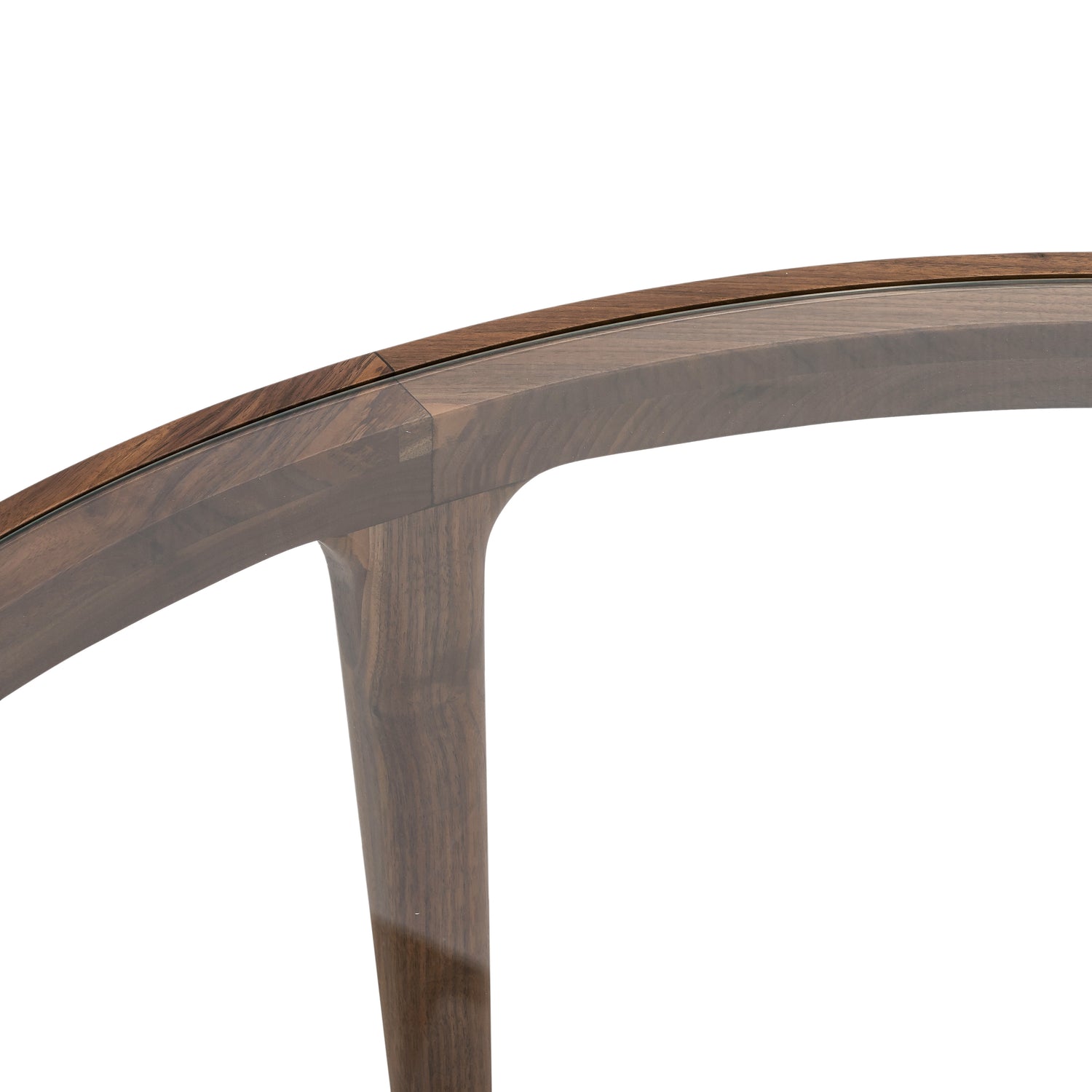 Ciro Round Coffee Table | Walnut 