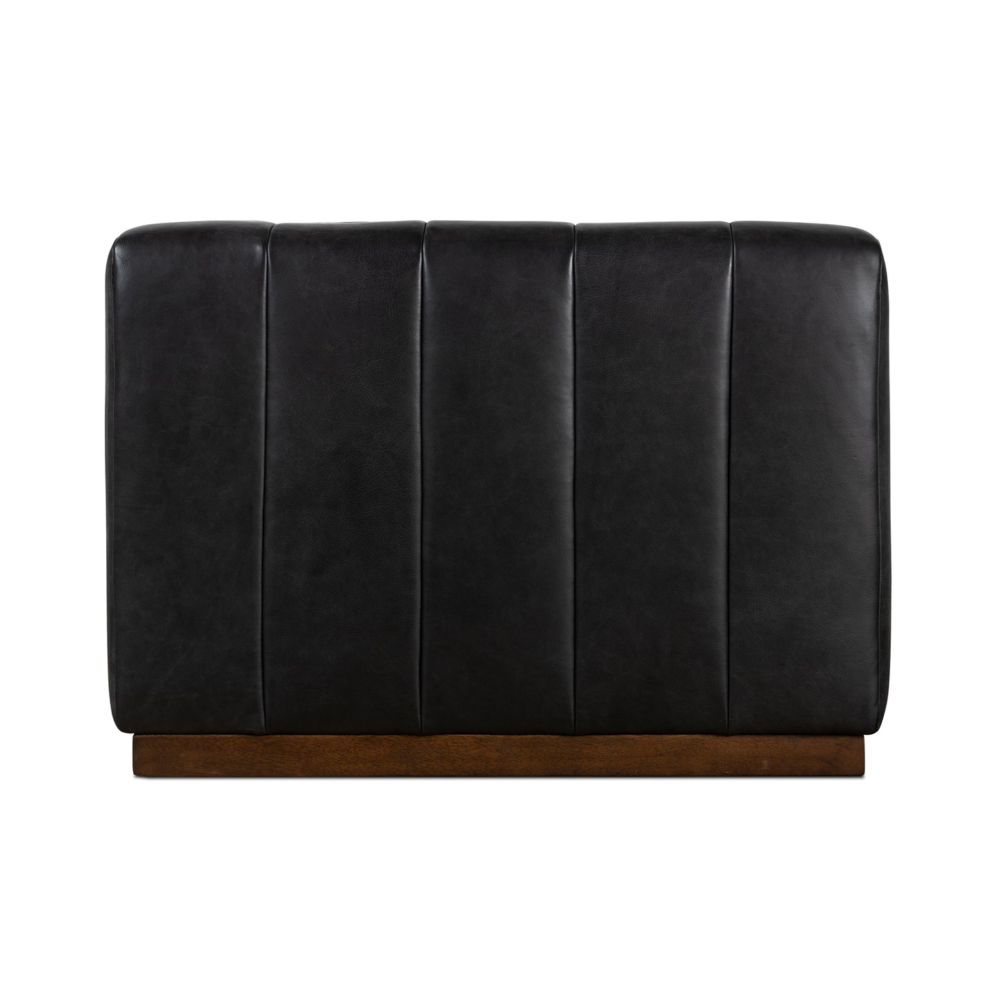 Canale 86" Leather Sofa | Onyx Black