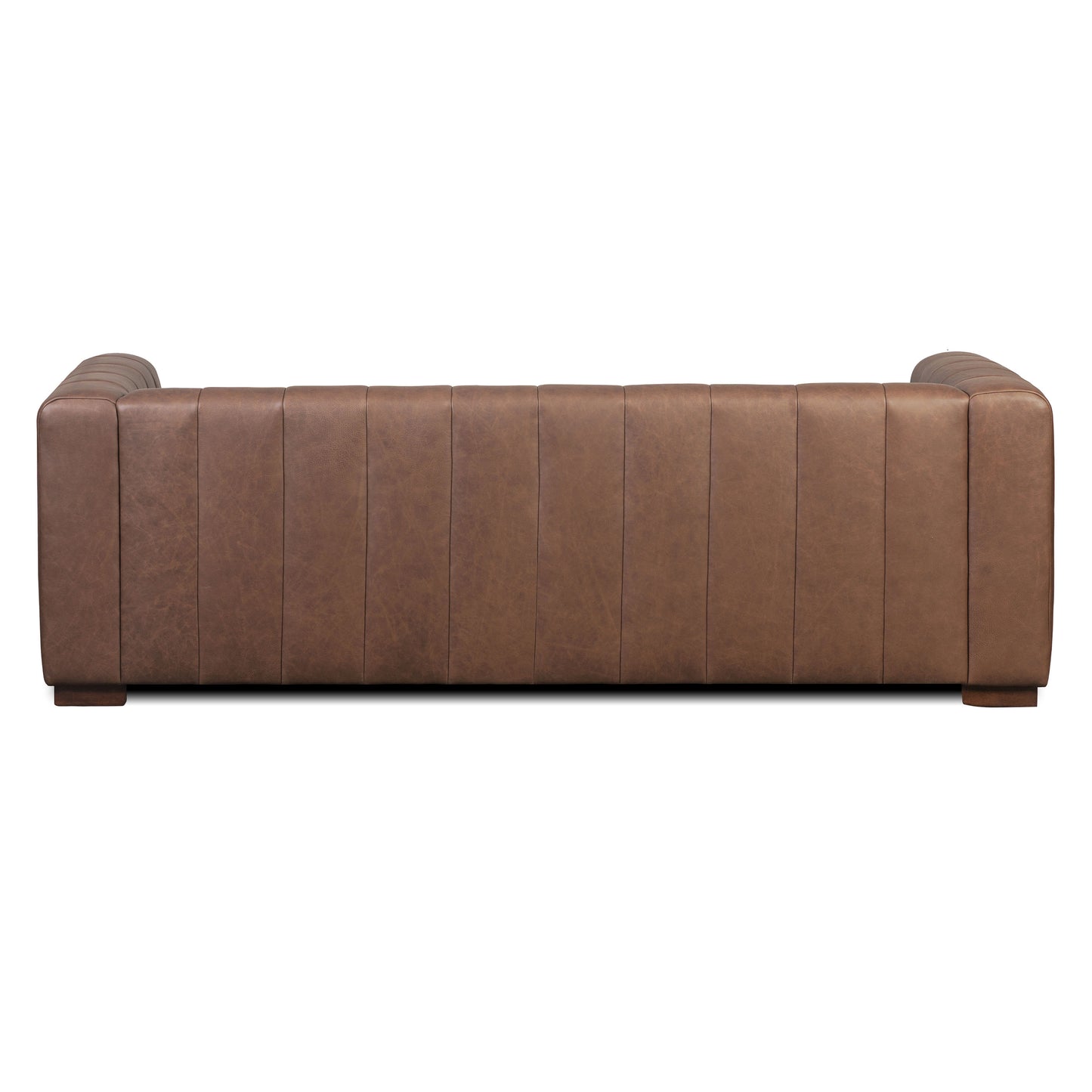 Canale 86" Leather Sofa | Caramel Brown