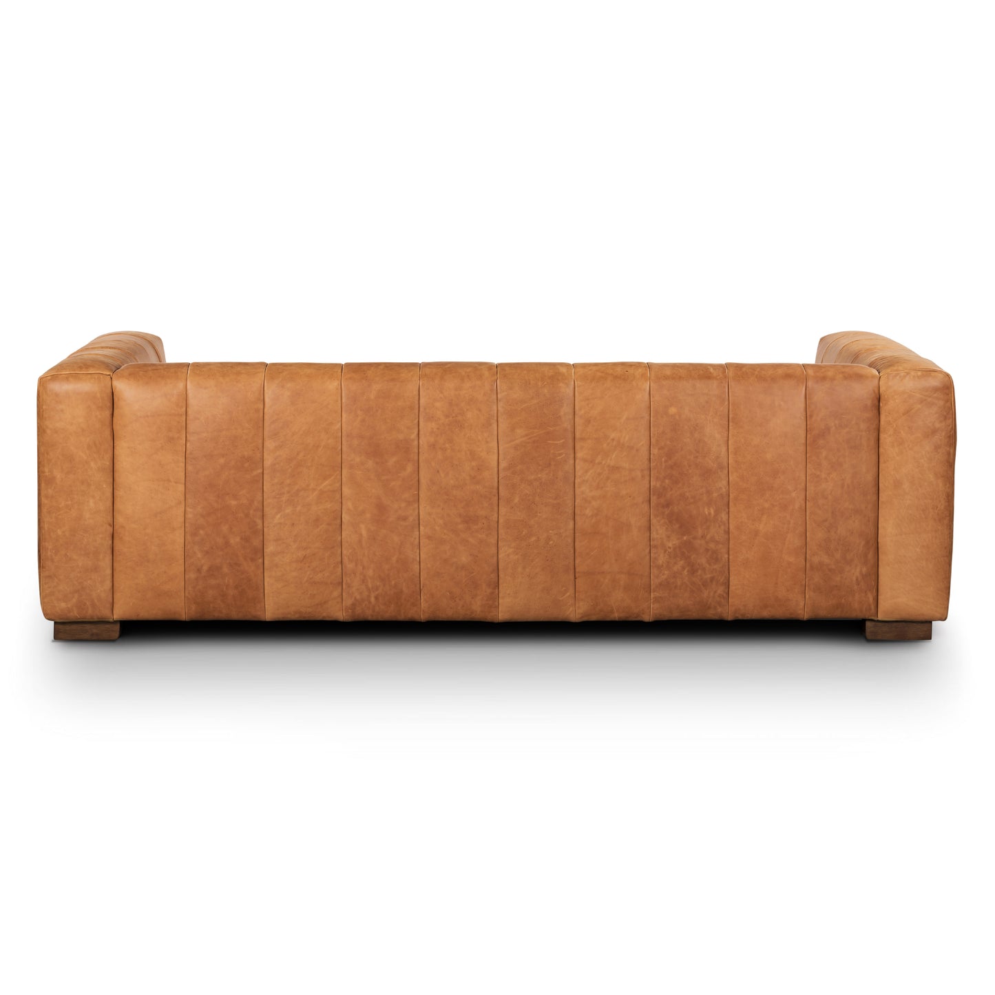 Canale 86" Leather Sofa | Cognac Tan