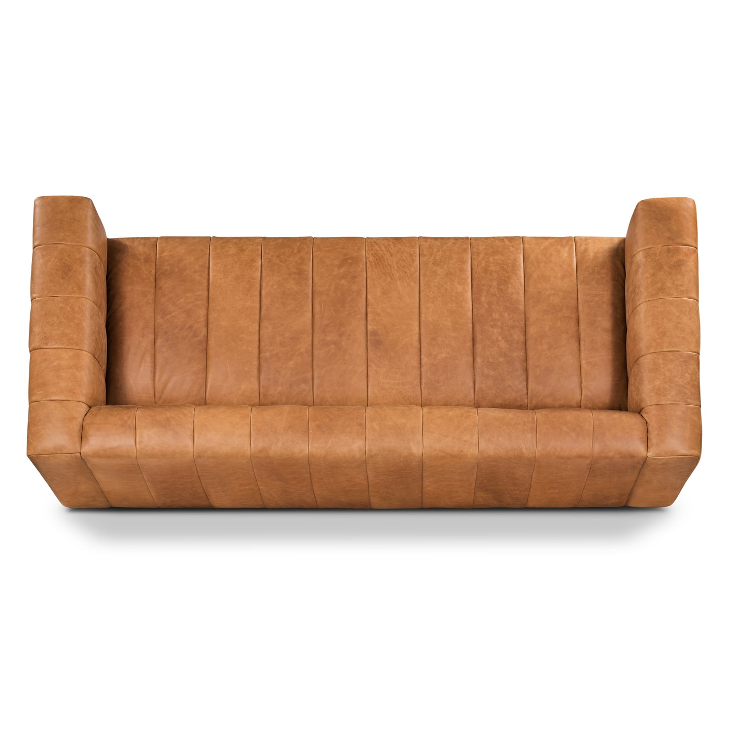 Canale 86" Leather Sofa | Cognac Tan
