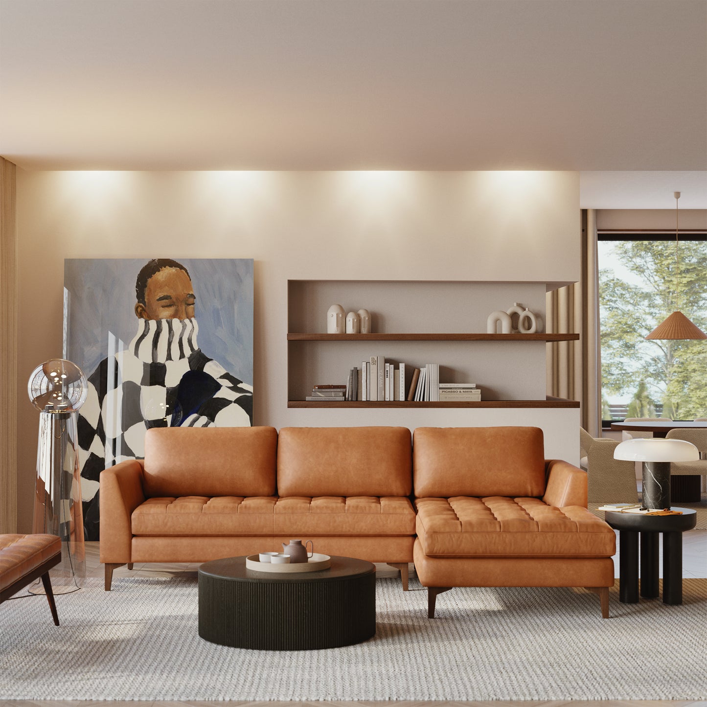 Cognac Tan/Walnut