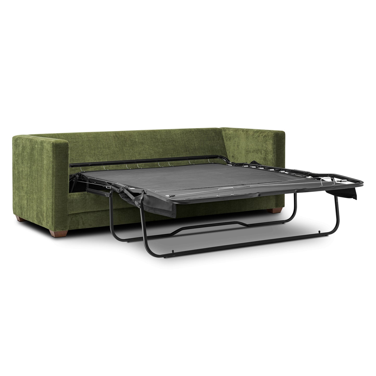 Napa 82" Pull-Out Sofa Bed | Distressed Green