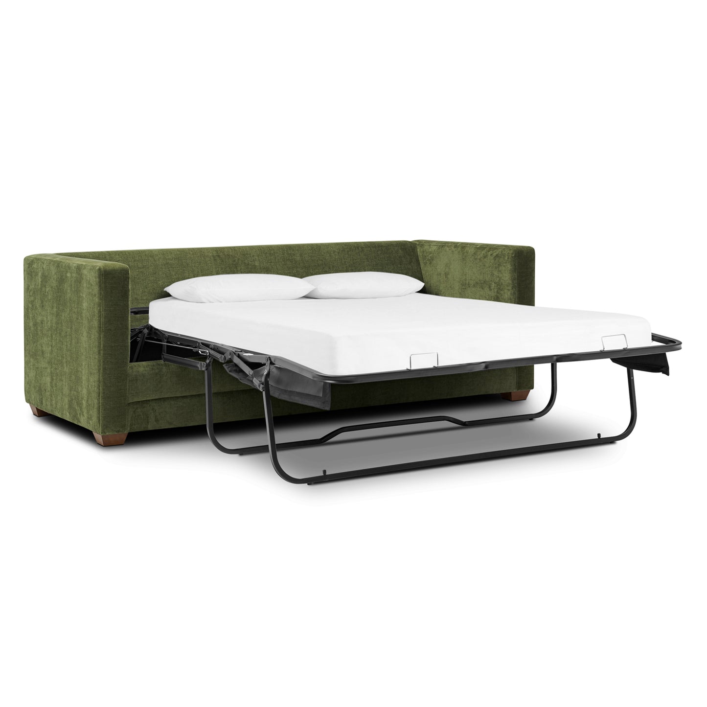 Napa 82" Pull-Out Sofa Bed | Distressed Green