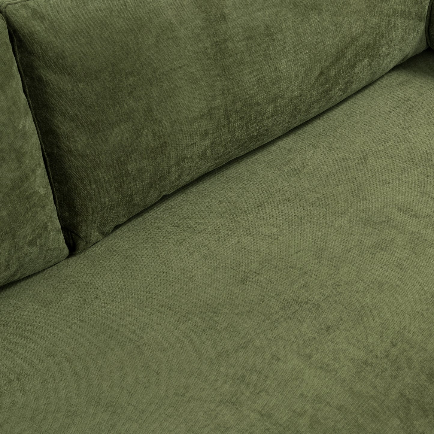 Lea 90.5" Sofa | Distressed Green