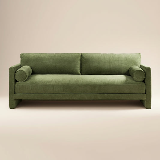Lea 90.5" Sofa | Distressed Green
