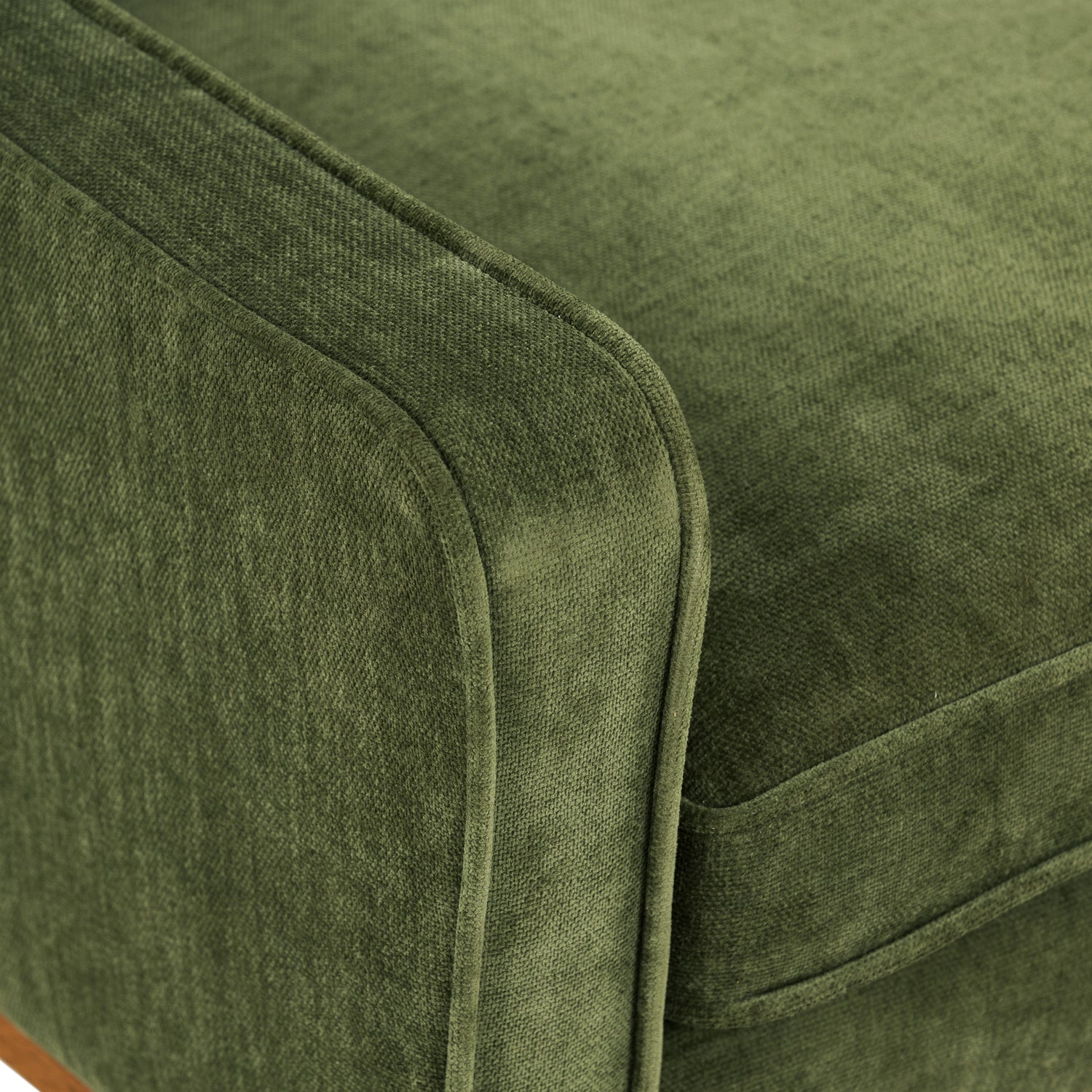 Gus Fabric Lounge Chair | Distressed Green 