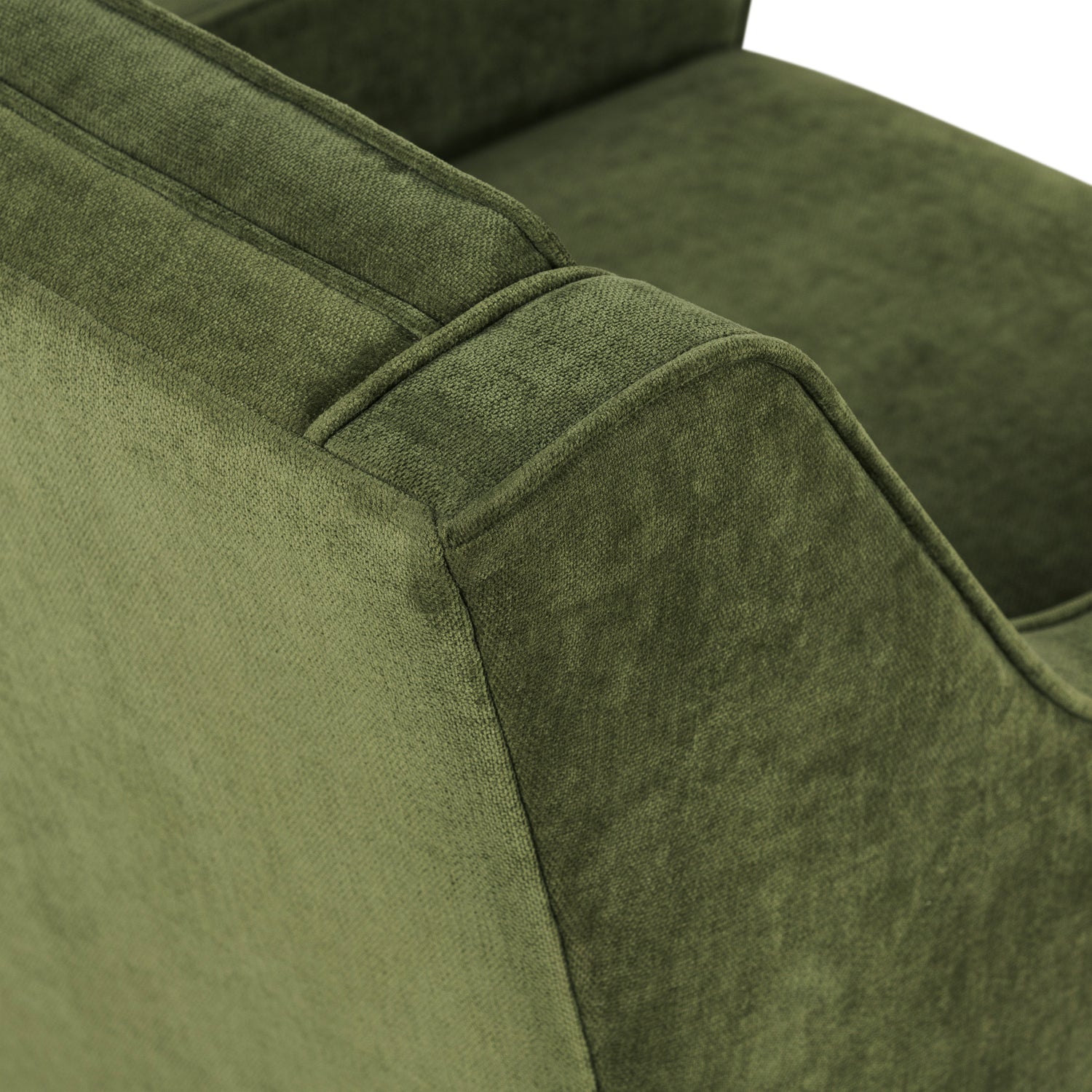 Gus Fabric Lounge Chair | Distressed Green 