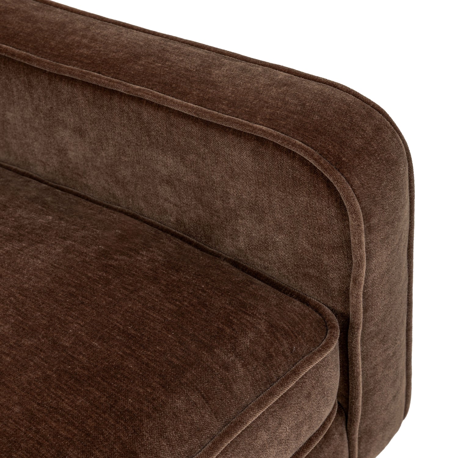 Gus Fabric Lounge Chair | Bronzer Brown 