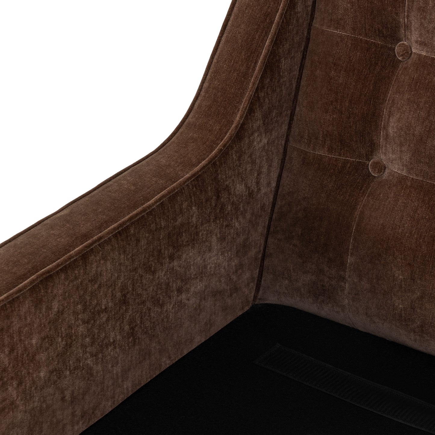 Gus Fabric Lounge Chair | Bronzer Brown