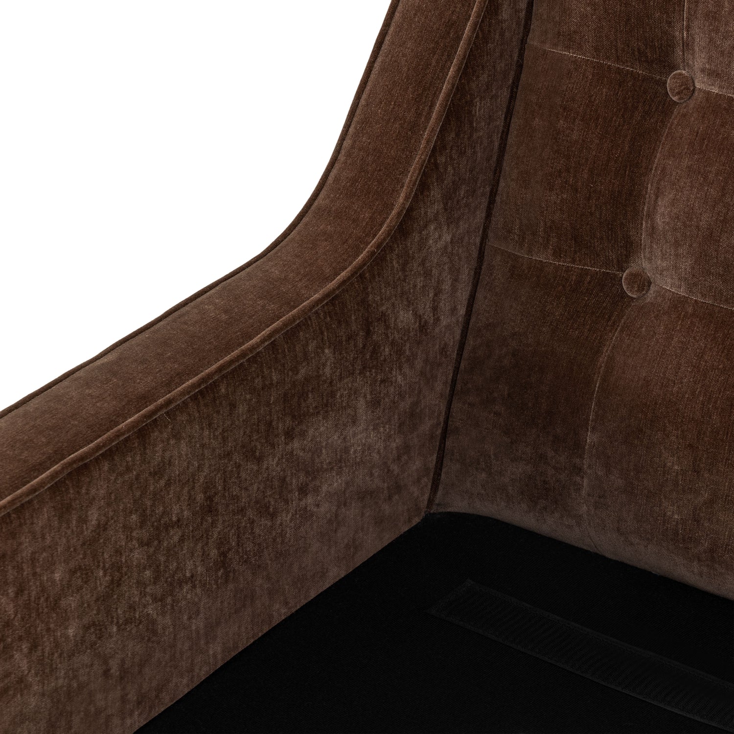 Gus Fabric Lounge Chair | Bronzer Brown 