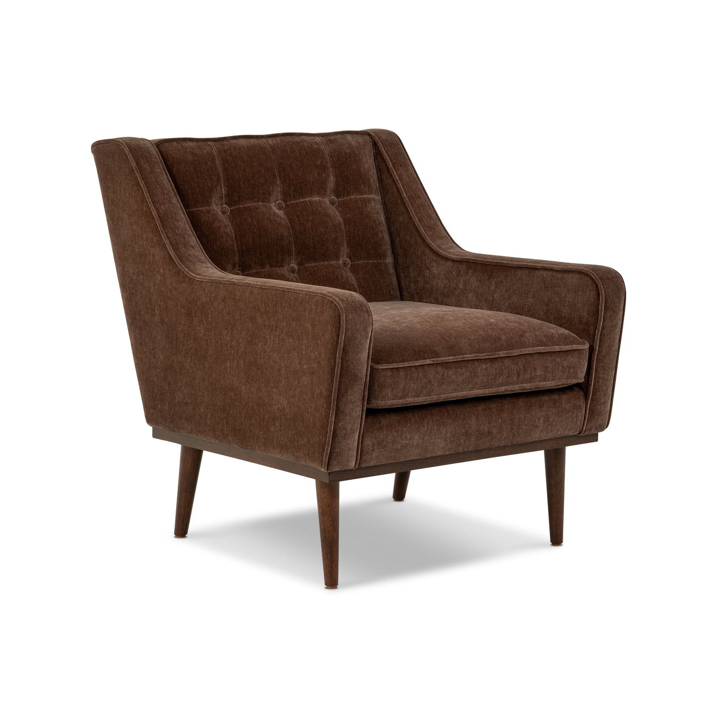 Gus Fabric Lounge Chair | Bronzer Brown