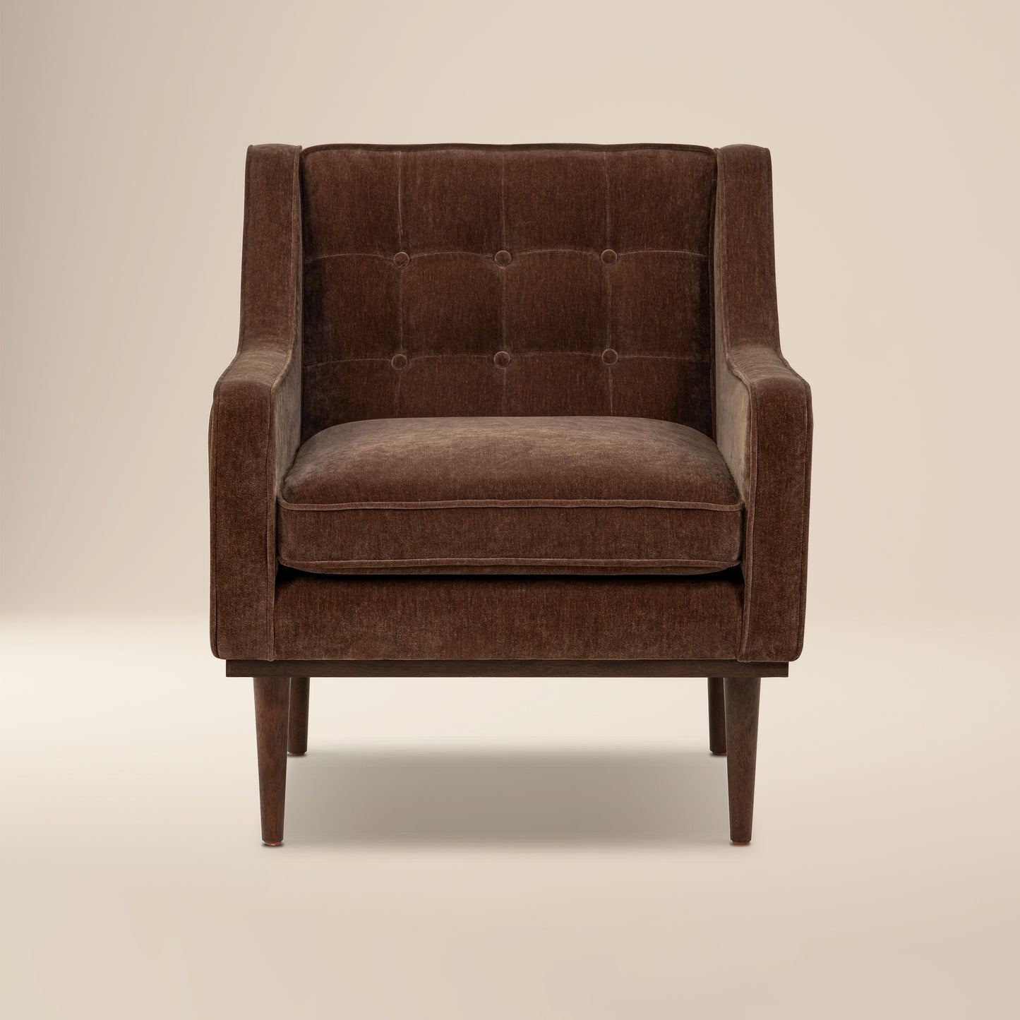 Gus Fabric Lounge Chair | Bronzer Brown