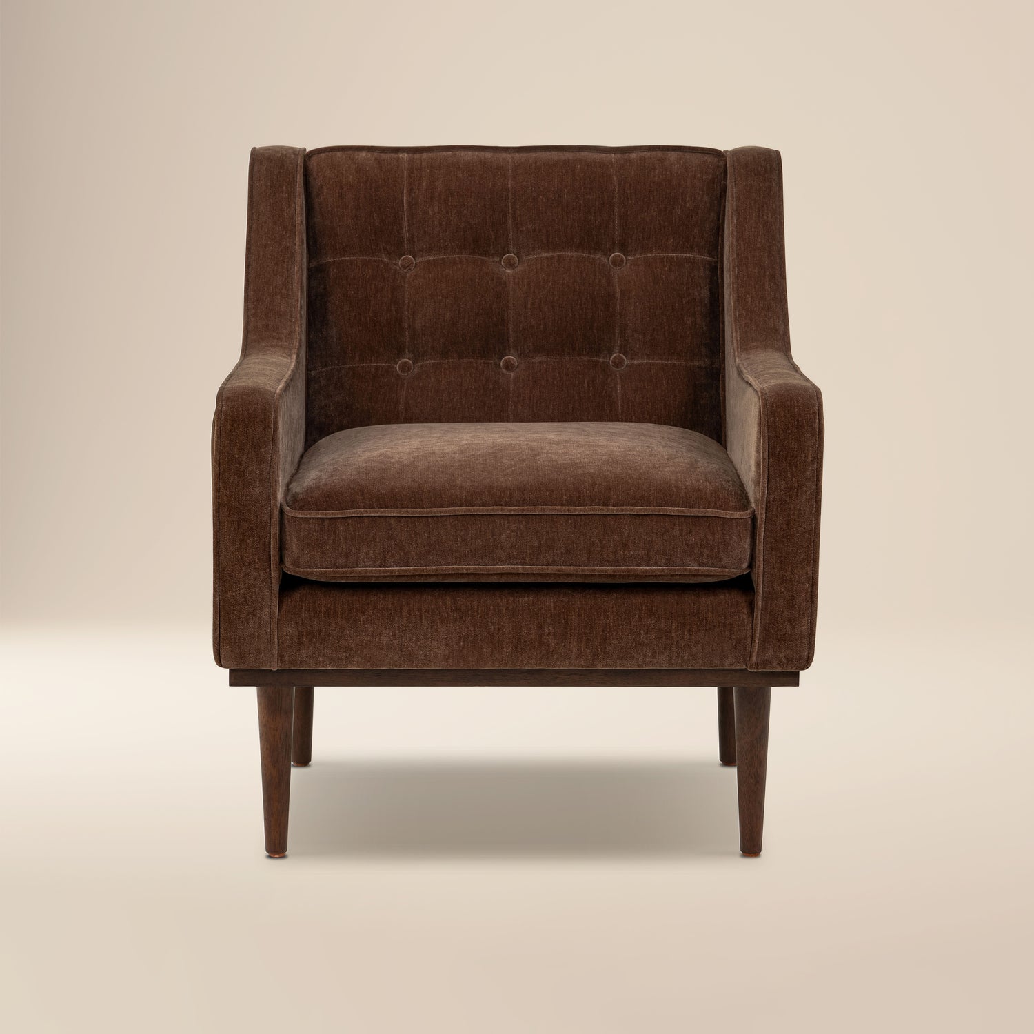 Gus Fabric Lounge Chair | Bronzer Brown 