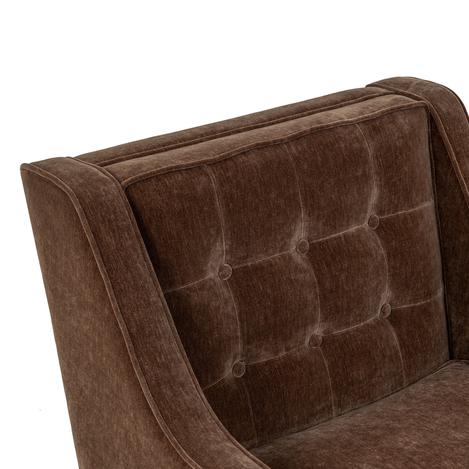 Gus Fabric Lounge Chair | Bronzer Brown 