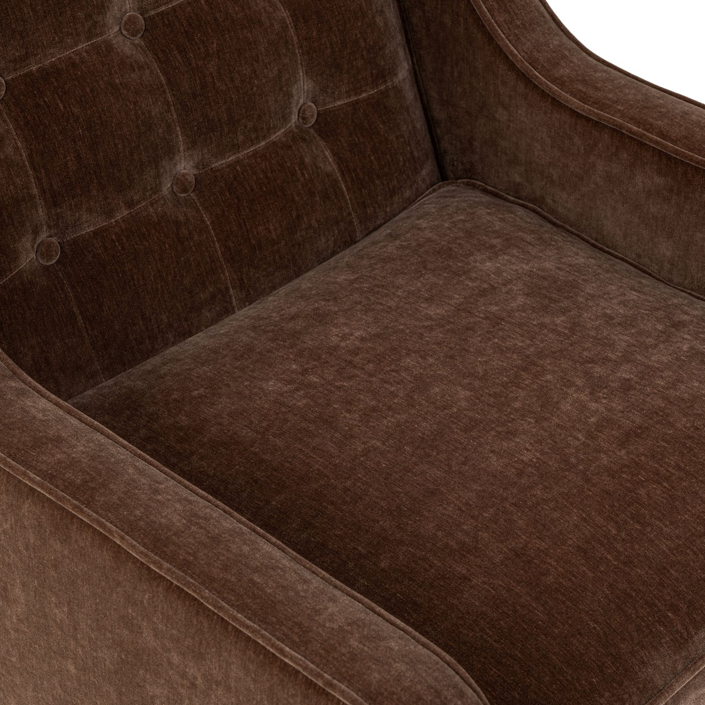 Gus Fabric Lounge Chair | Bronzer Brown