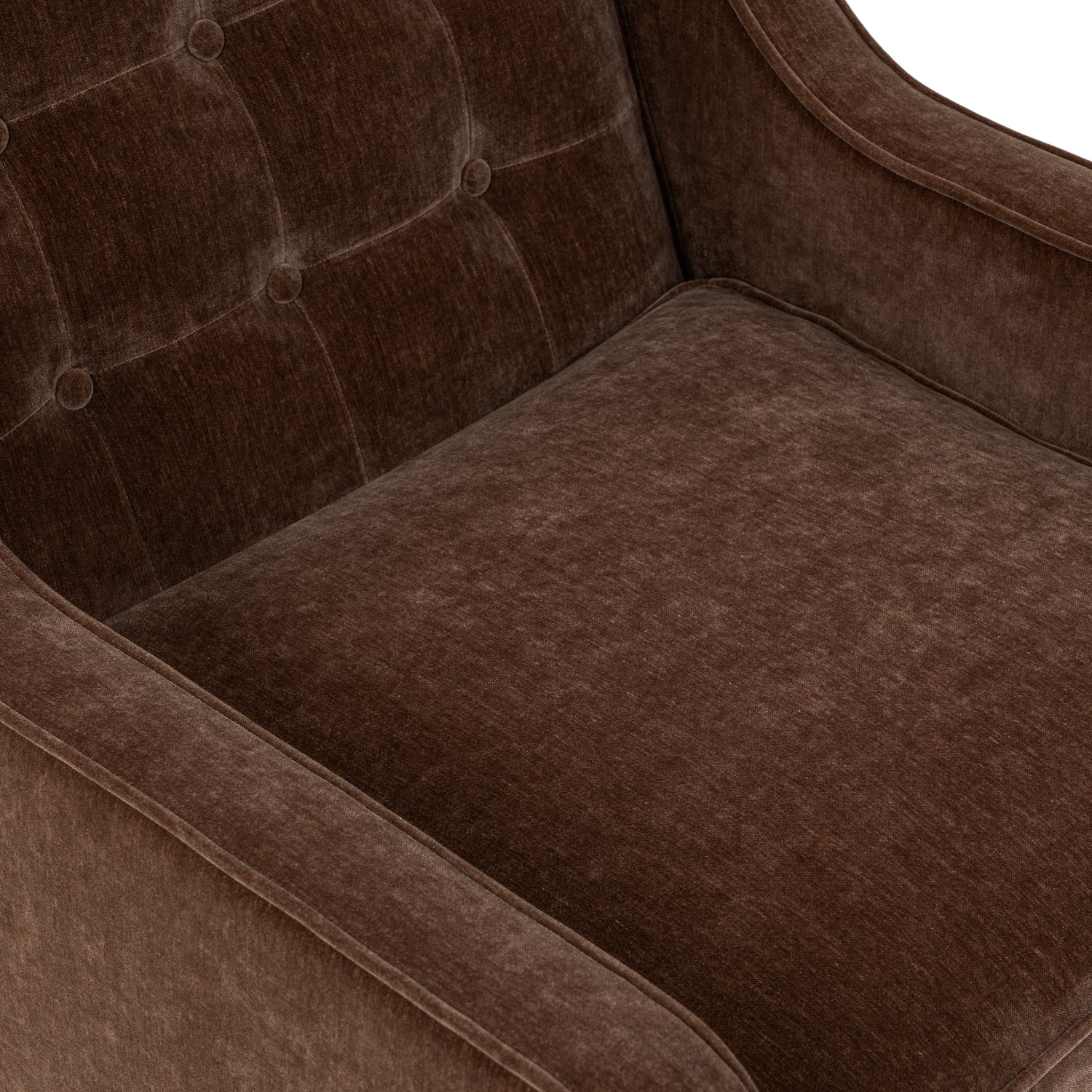 Gus Fabric Lounge Chair | Bronzer Brown 