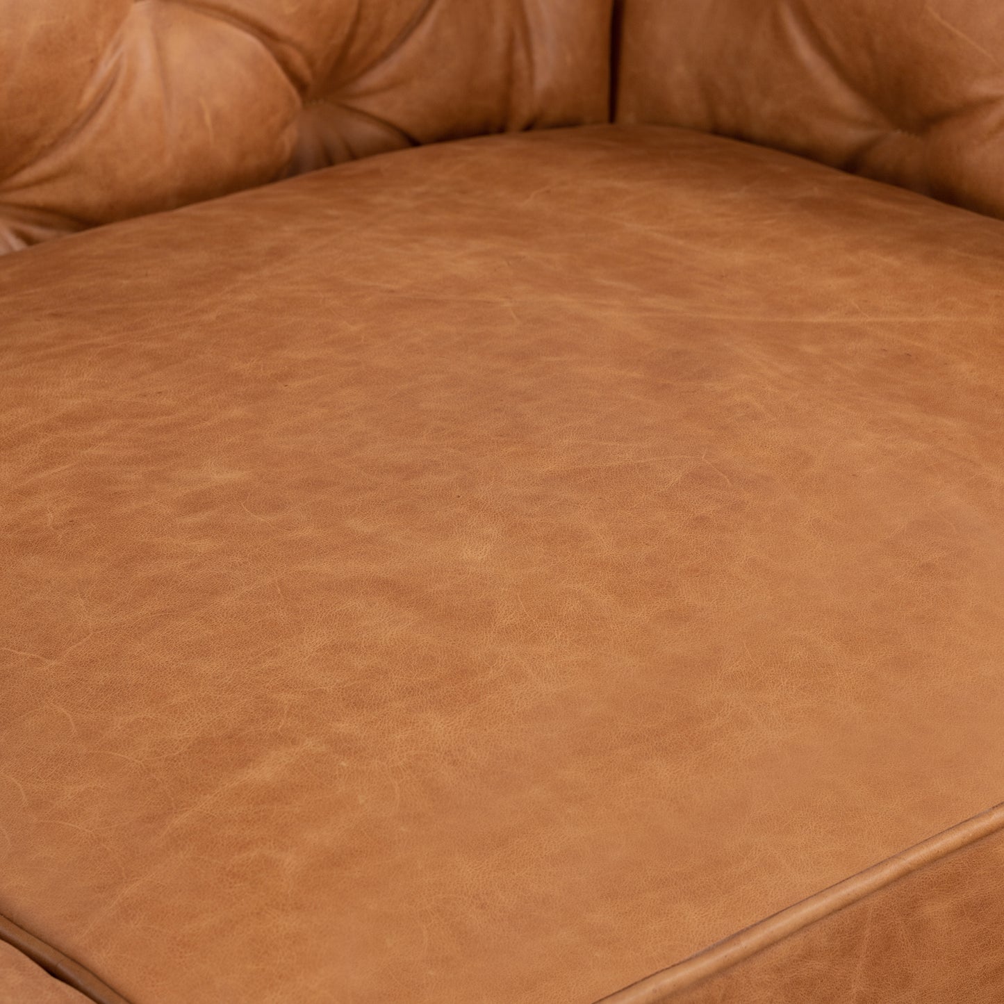Essex 74" Leather Apartment Sofa | Cognac Tan