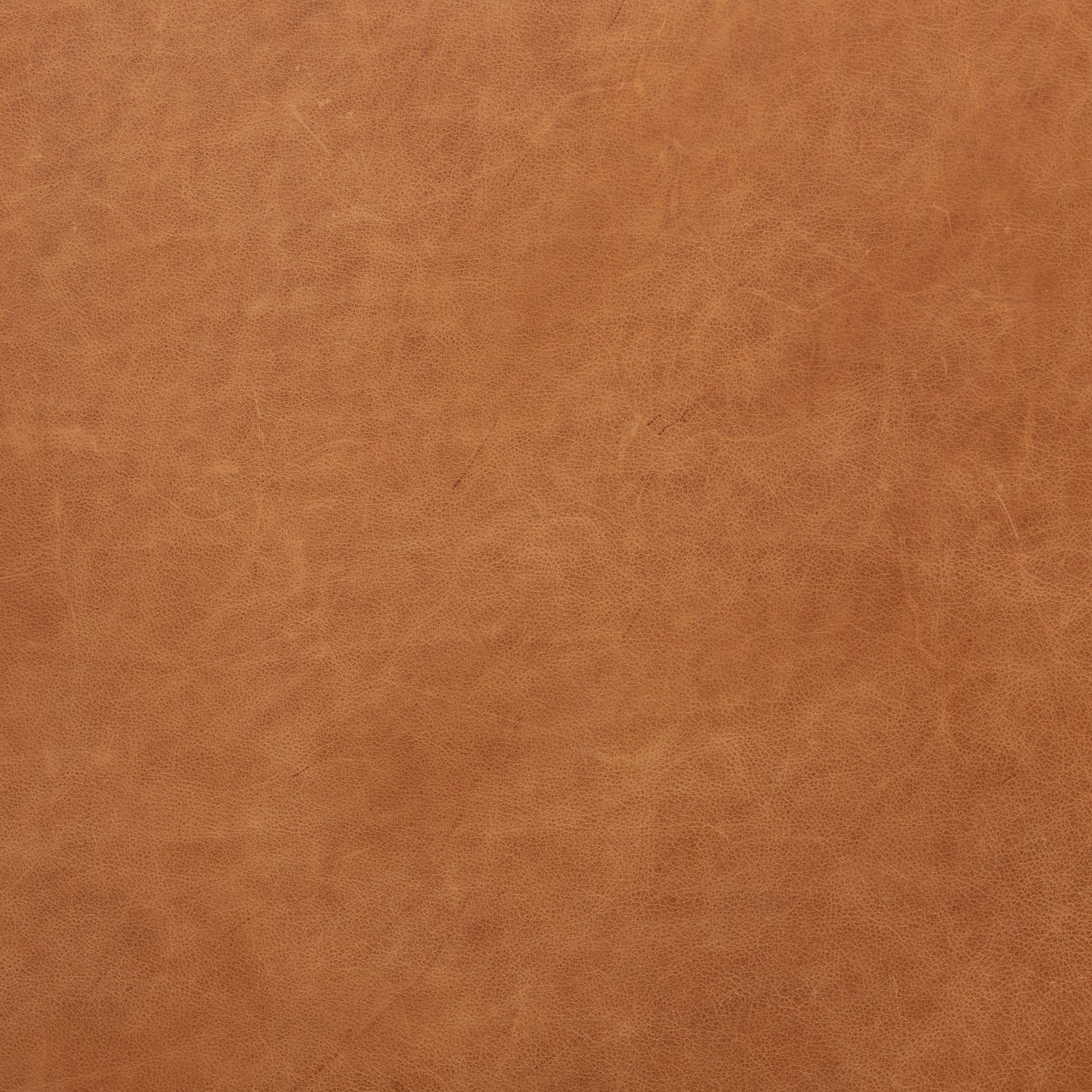 Nolita Leather Ottoman | Cognac Tan 