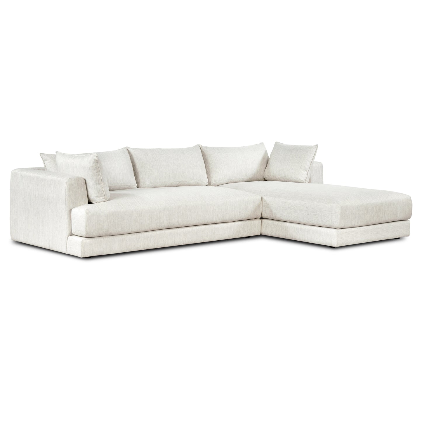 Marcel Right-Facing Sectional | Bright Ash