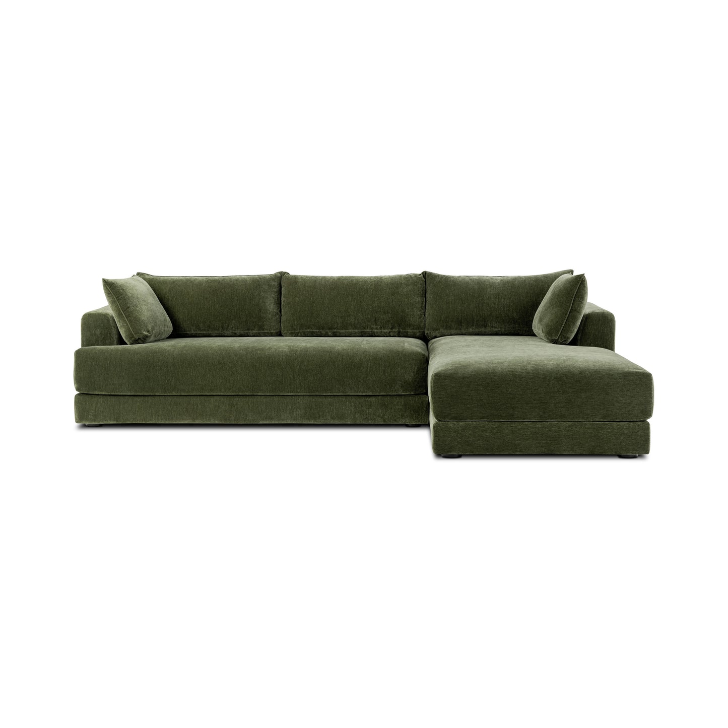 Marcel 122” Right-Facing Chaise Sectional | Sagano Green