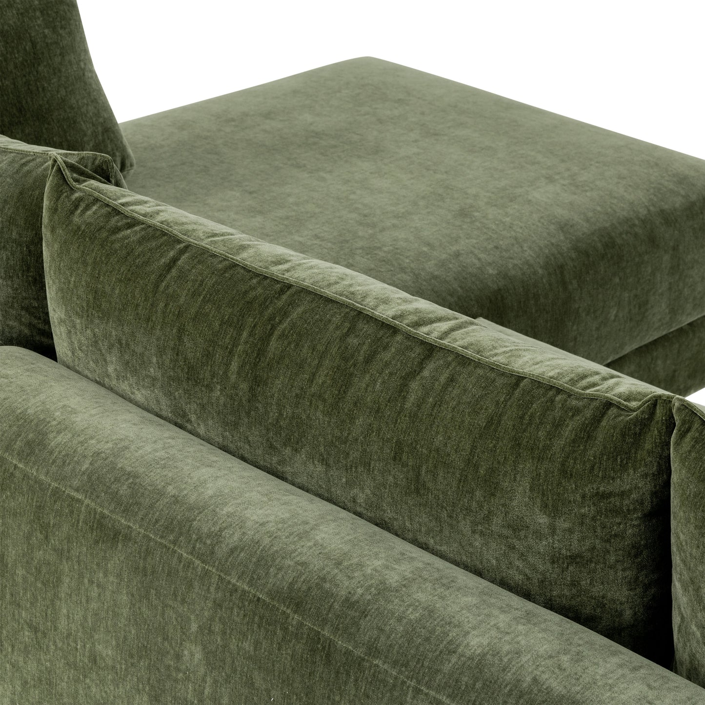 Marcel 122” Right-Facing Chaise Sectional | Sagano Green
