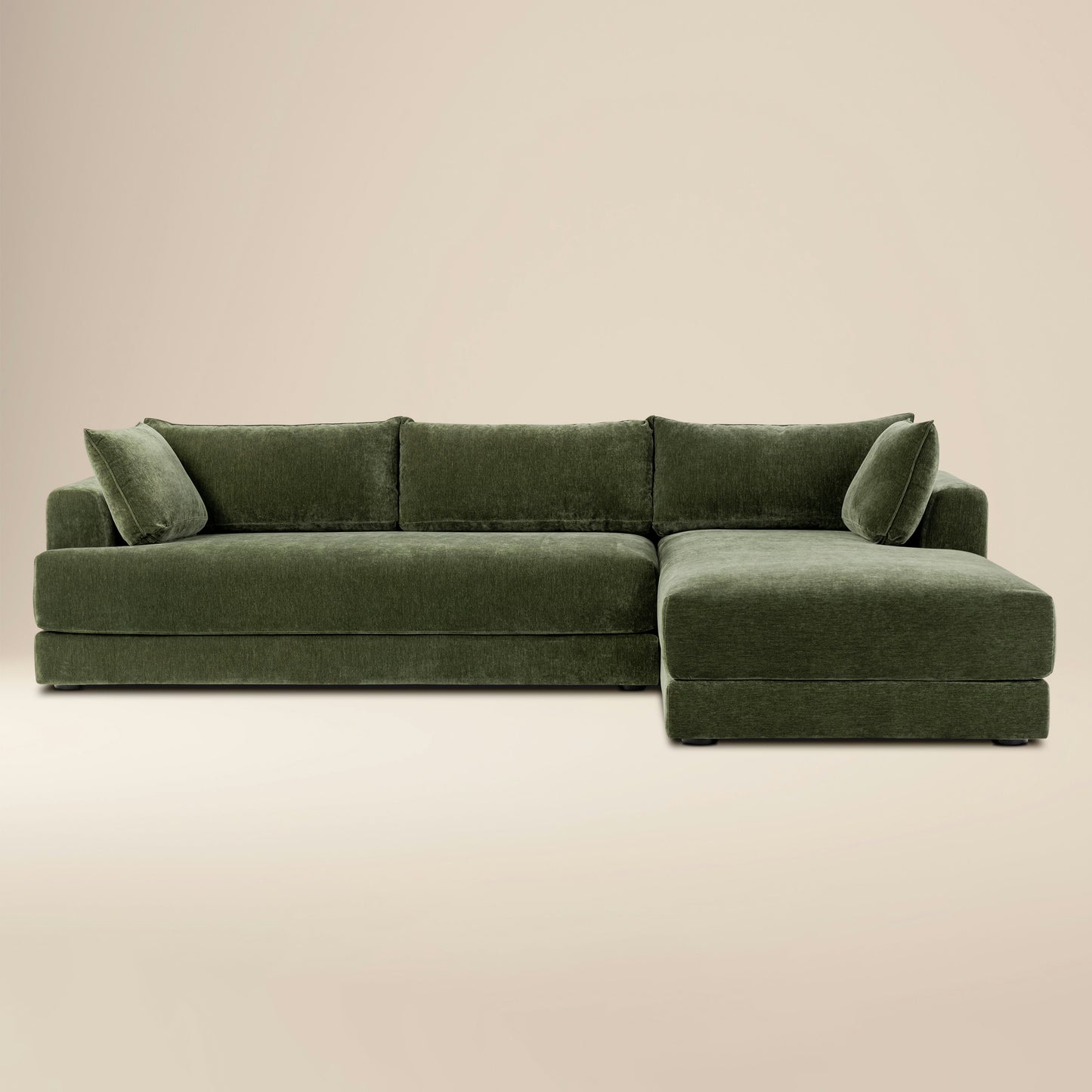 Marcel 122” Right-Facing Chaise Sectional | Sagano Green