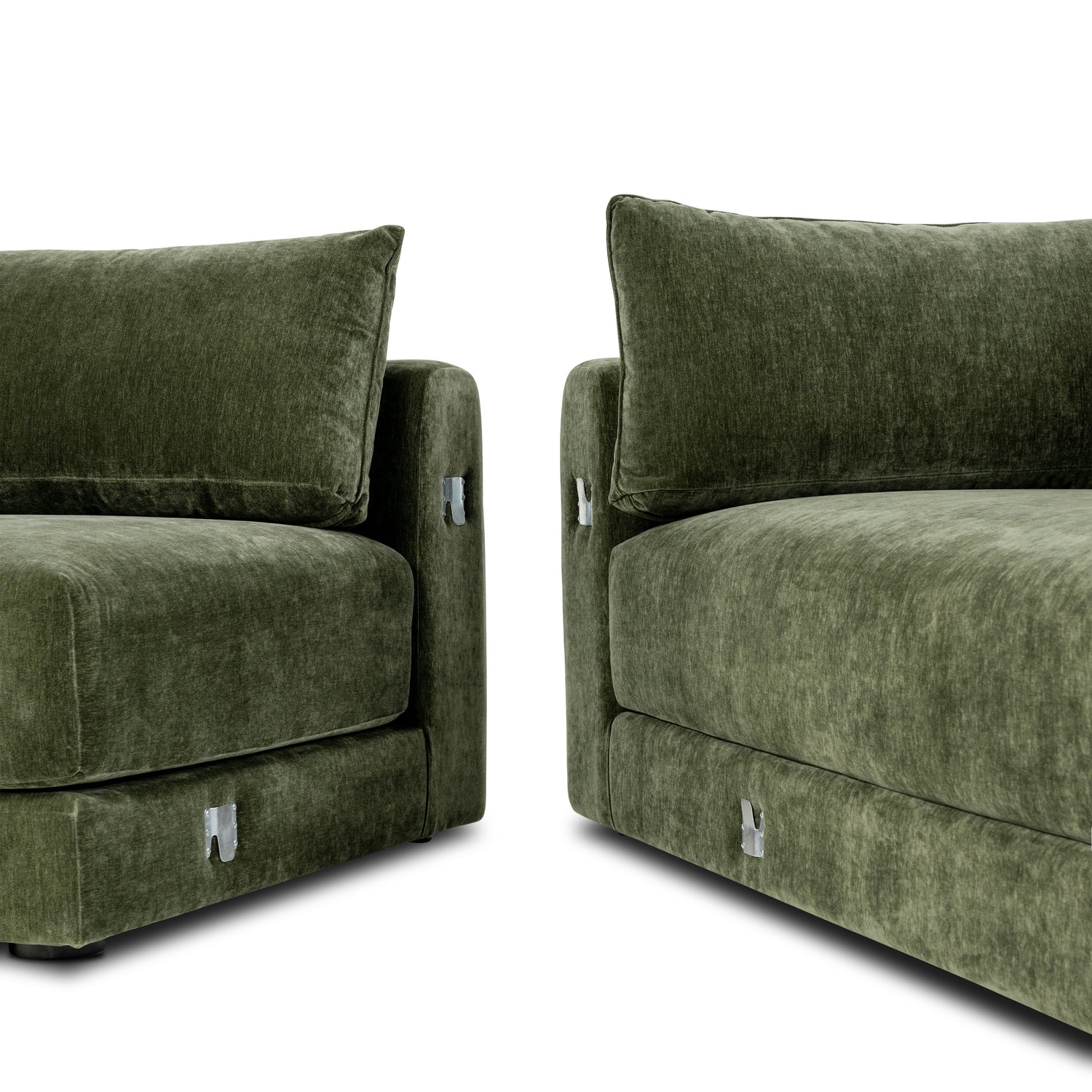 Marcel 122” Right-Facing Chaise Sectional | Sagano Green 