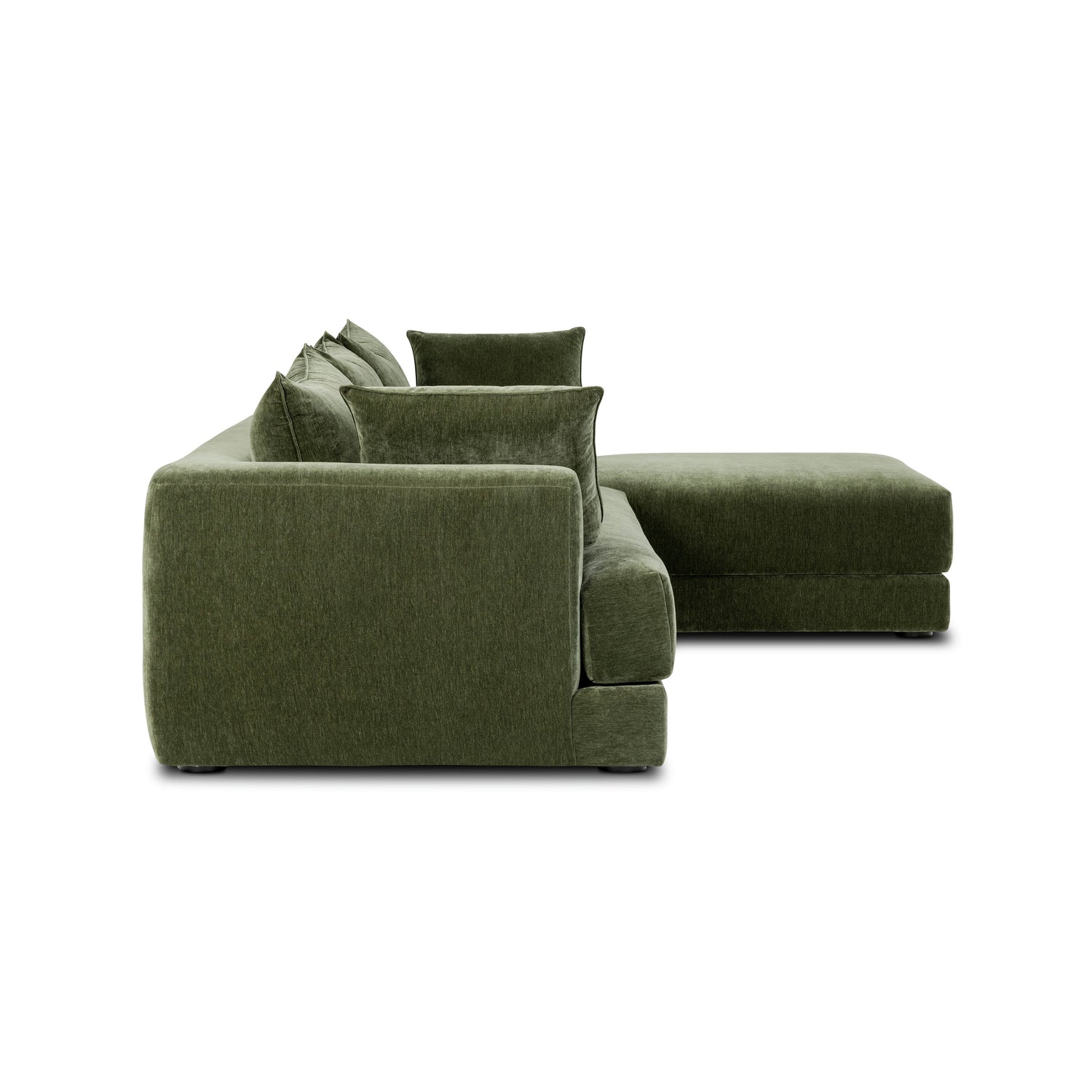 Marcel 122” Right-Facing Chaise Sectional | Sagano Green 