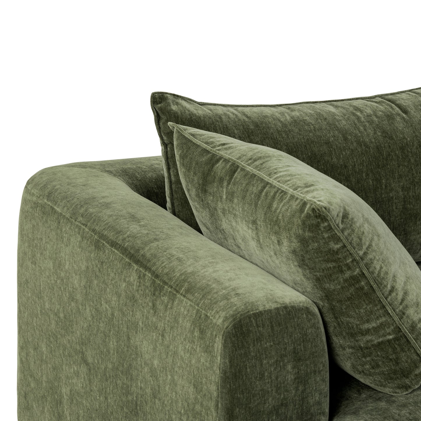 Marcel 122” Right-Facing Chaise Sectional | Sagano Green