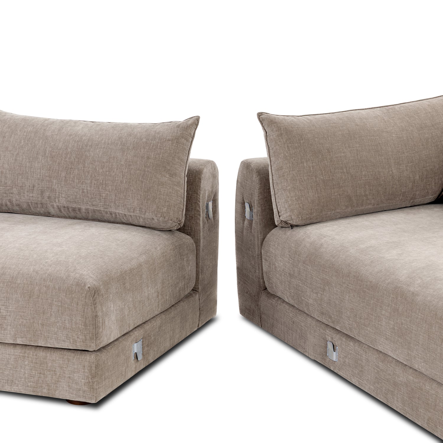 Marcel Right-Facing Sectional | Taupe Brown 