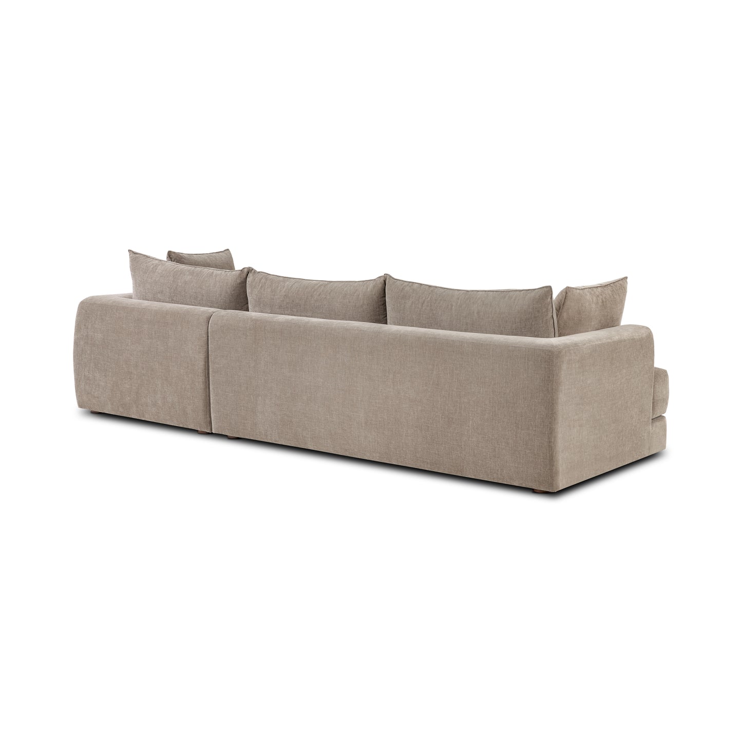 Marcel Right-Facing Sectional | Taupe Brown