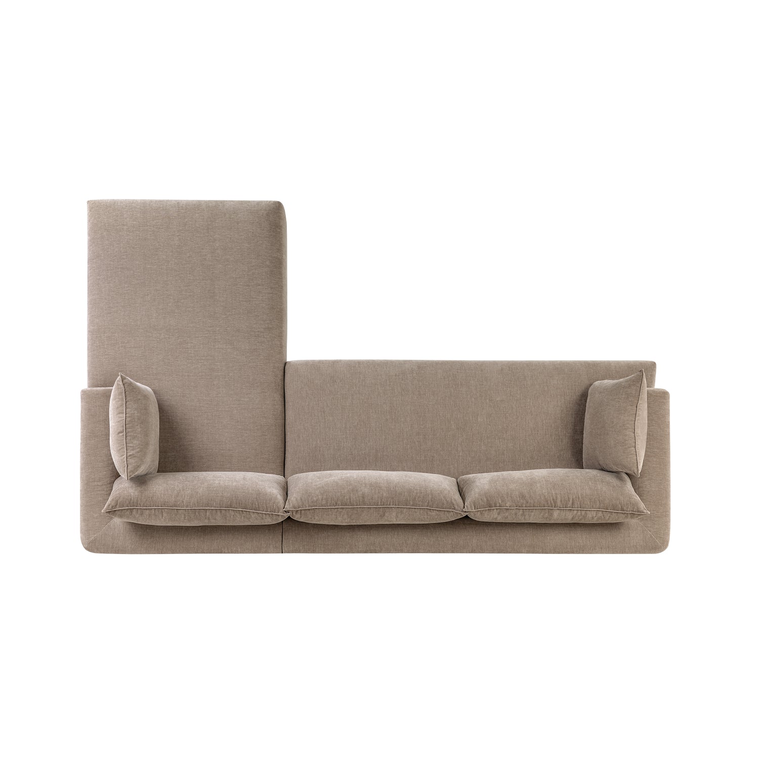 Marcel Right-Facing Sectional | Taupe Brown 