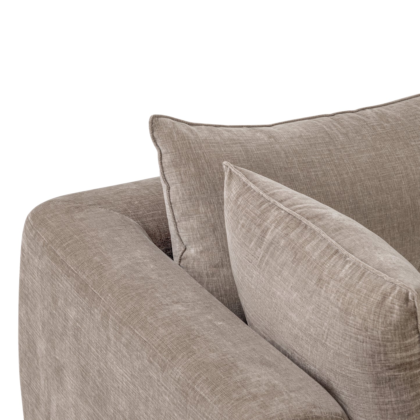 Marcel Right-Facing Sectional | Taupe Brown