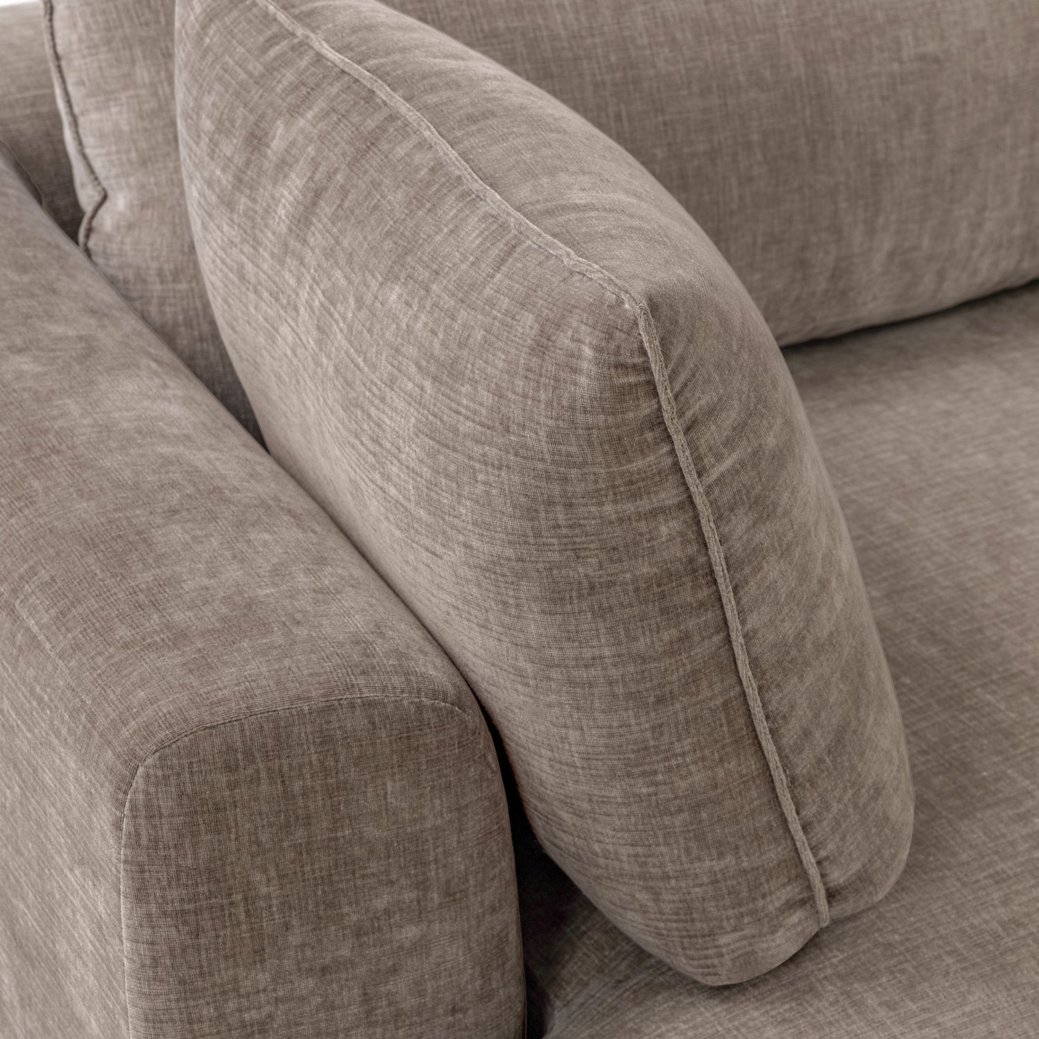 Marcel Right-Facing Sectional | Taupe Brown 