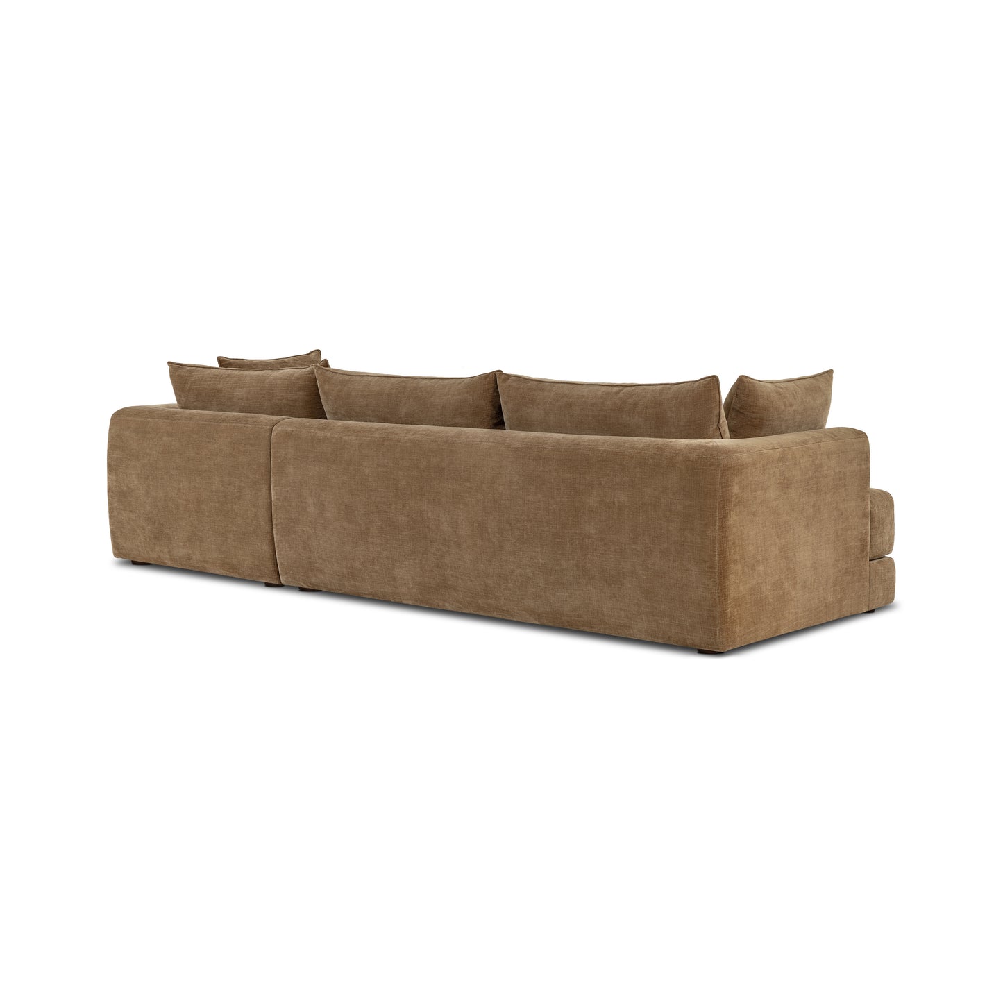 Marcel 122” Right-Facing Chaise Sectional | Tawny Brown