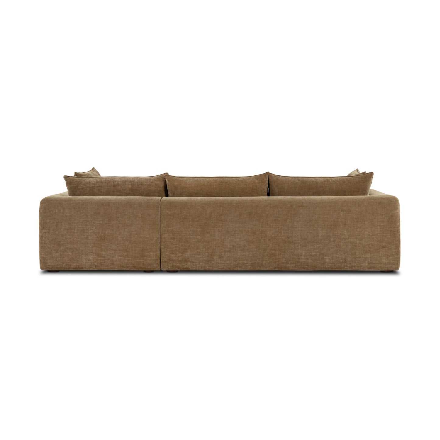 Marcel 122” Right-Facing Chaise Sectional | Tawny Brown
