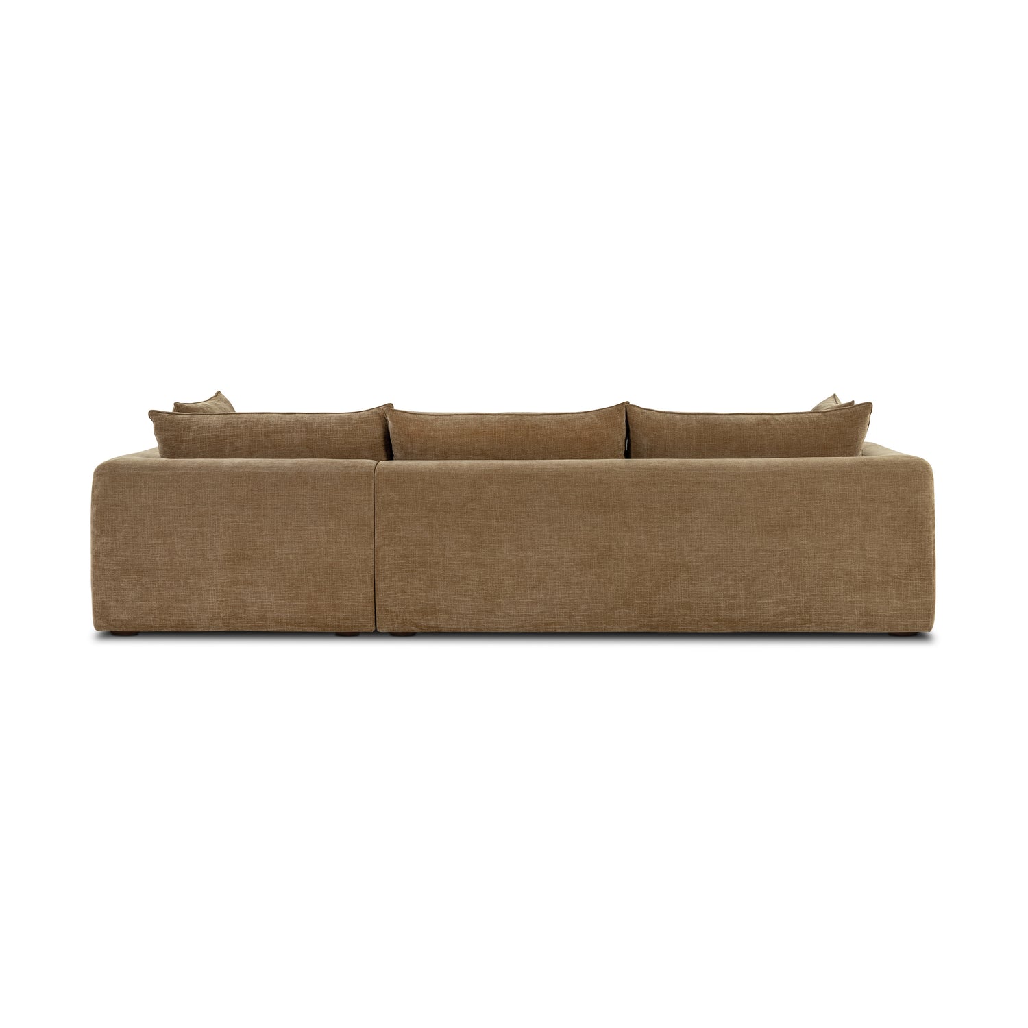 Marcel 122” Right-Facing Chaise Sectional | Tawny Brown 