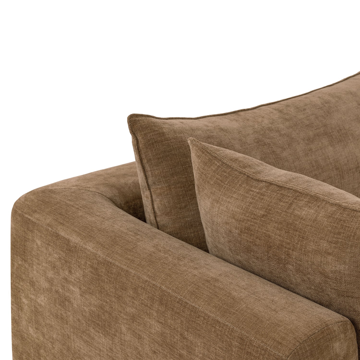 Marcel 122” Right-Facing Chaise Sectional | Tawny Brown 