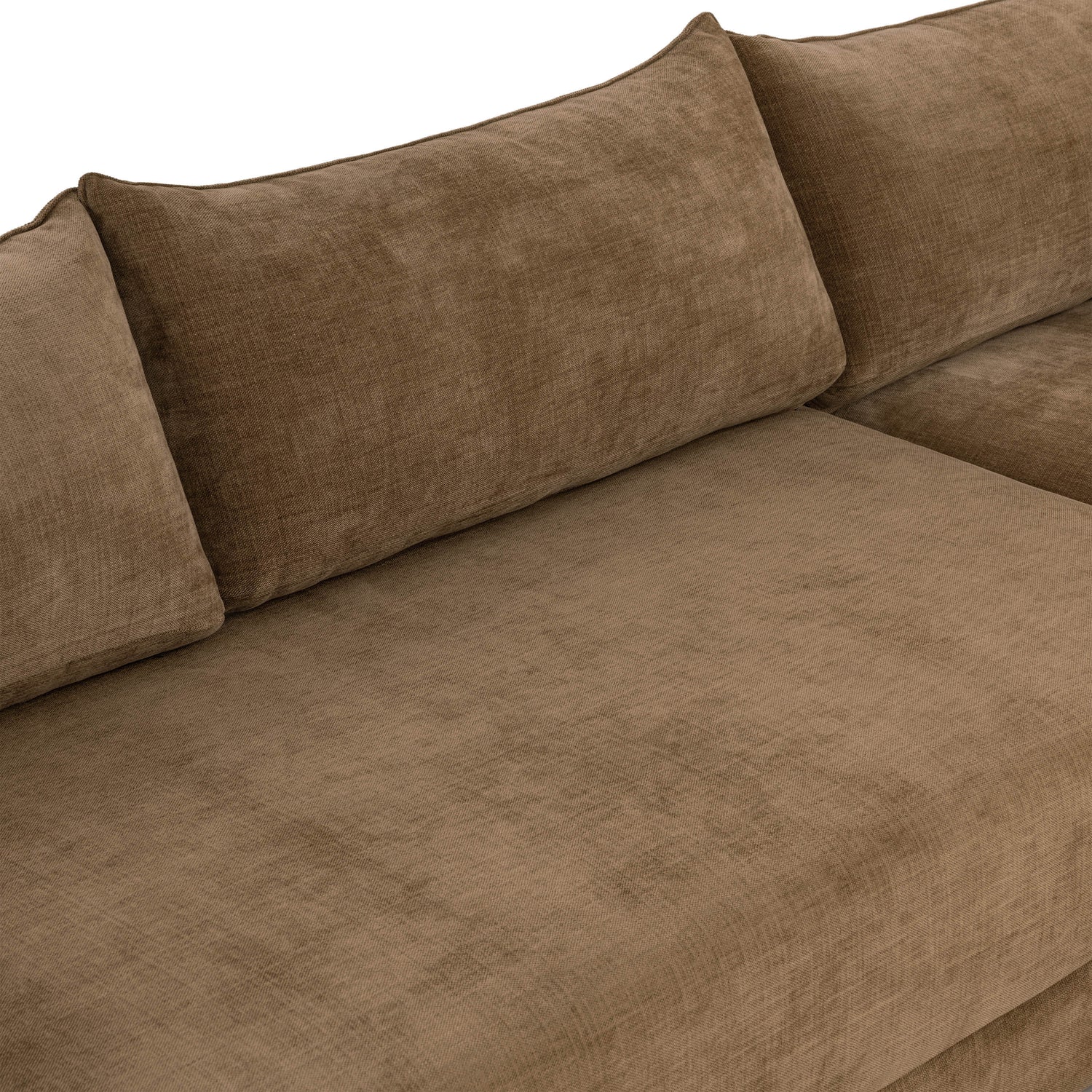 Marcel 122” Right-Facing Chaise Sectional | Tawny Brown 