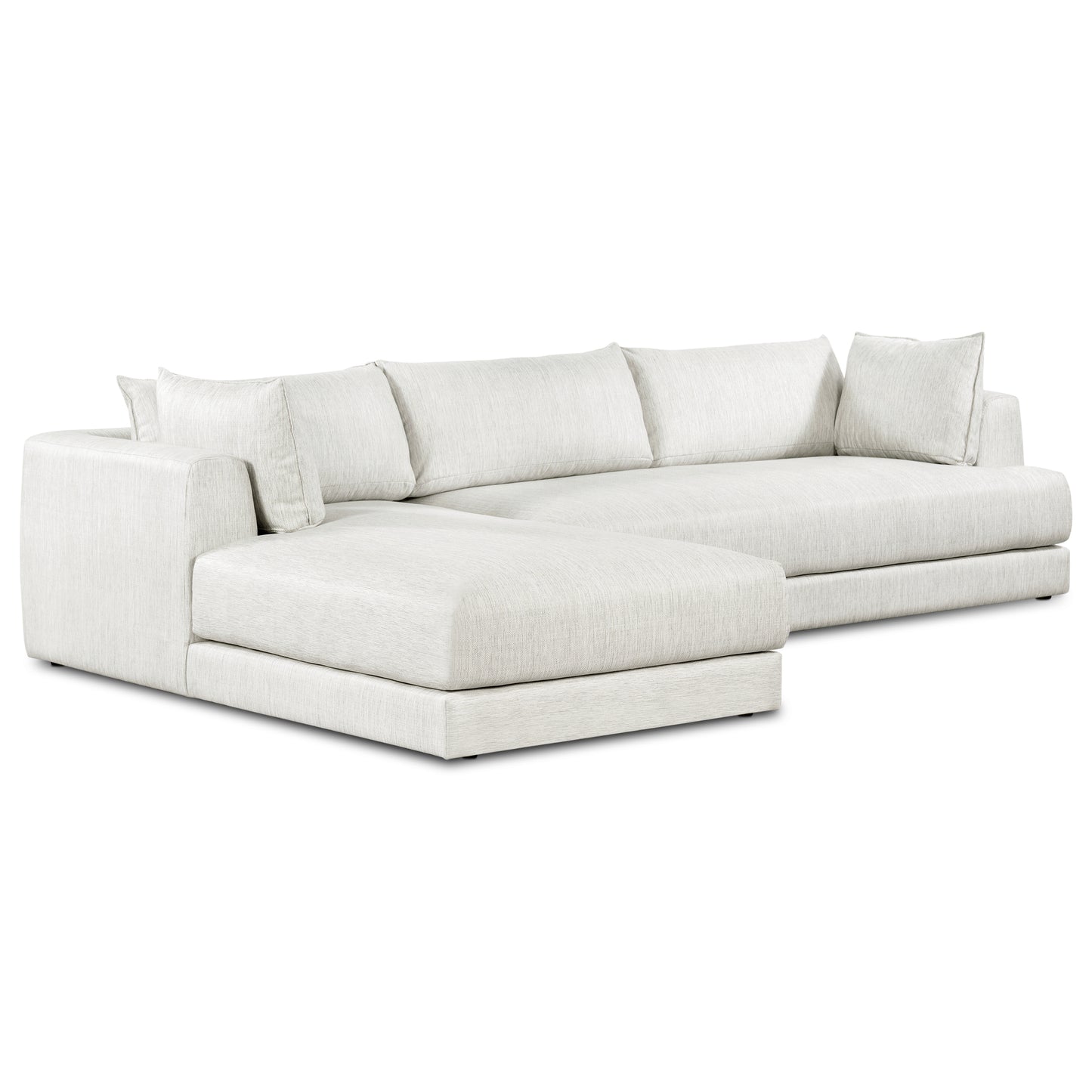 Marcel Left-Facing Sectional | Bright Ash