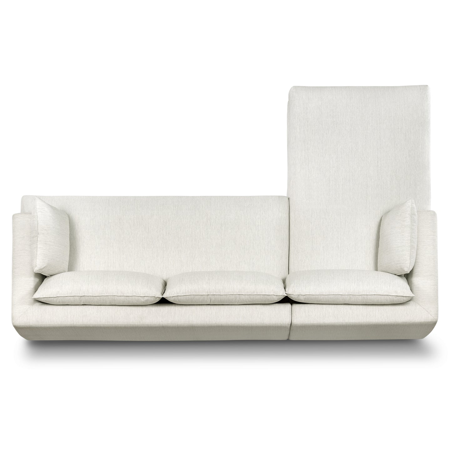 Marcel Left-Facing Sectional | Bright Ash